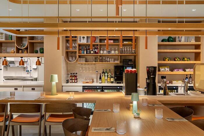 Element by Westin in Wroclaw: Apto Architects' design of a 1,000 m² hotel offering flexible, self-serviced extended stays.